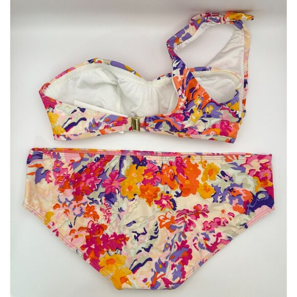 NWT Zimmermann Chelsea Tarzan One Shoulder Floral Bikini - Top 6 Bottoms 10 - Picture 5 of 12